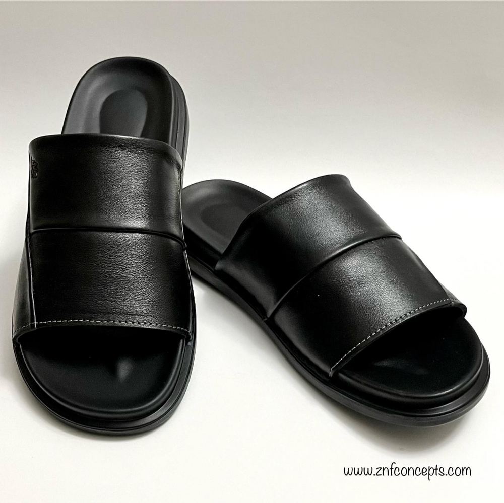 Genuine leather unisex sandals